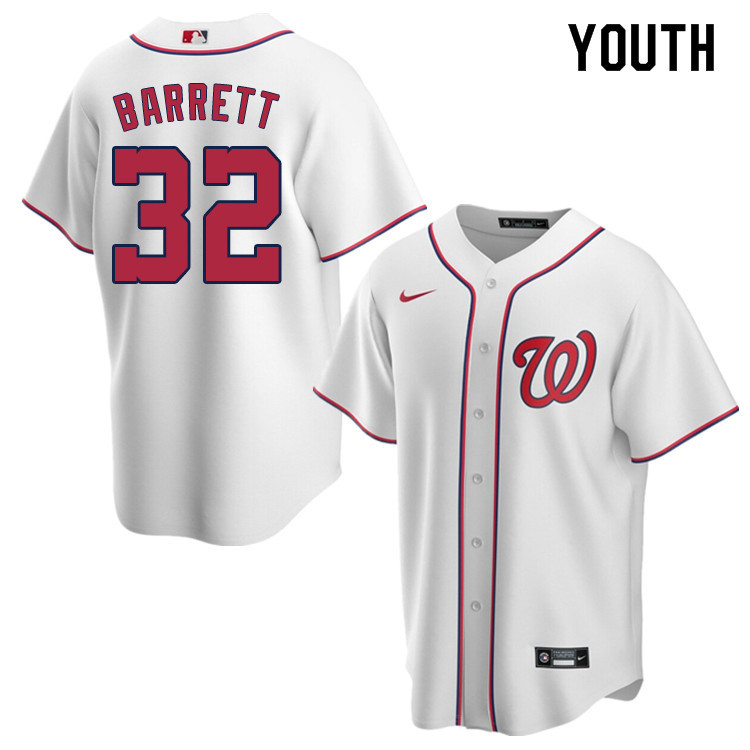 Nike Youth #32 Aaron Barrett Washington Nationals Baseball Jerseys Sale-White